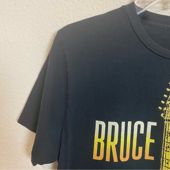 Bruce Springsteen E Street Band 2014 High Hopes Guitar US Tour T-shirt Sz Small - Picture 7 of 9